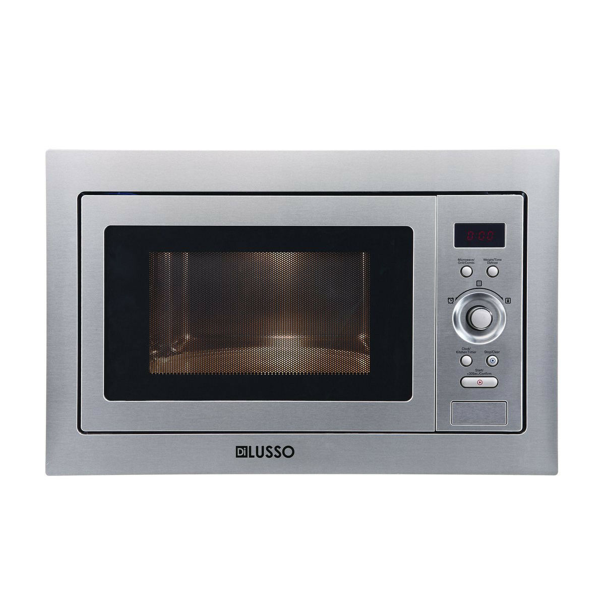 595*388*440mm Built In Microwave with Grill Stainless Steel Finish 900W